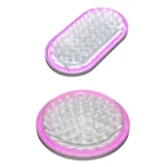 Round and oval 24W IP65 moisture-proof LED lights with pink outer-ring light